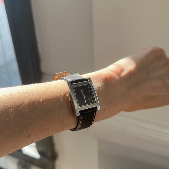 Skagen Men Skagen Denmark vintage leather watch